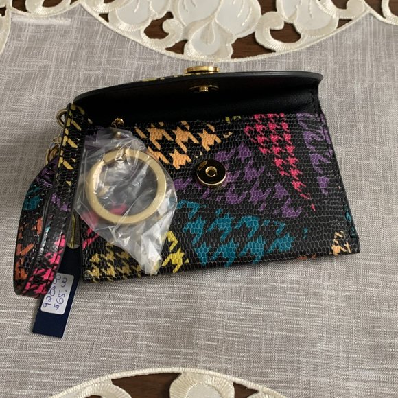 NWT Lodis Leather Card / Key Holder - Picture 1 of 5